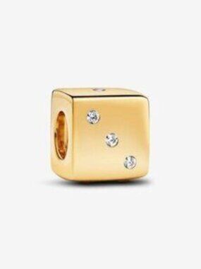 Authentic Sparkling Dice Pandora Charm